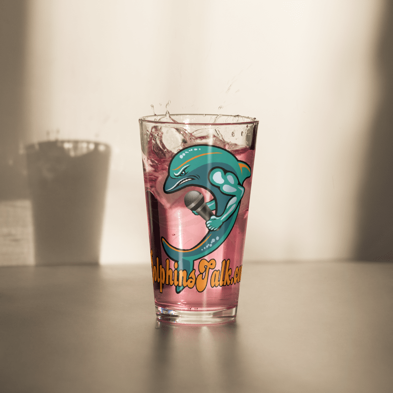 DolphinsTalk Pint Glass