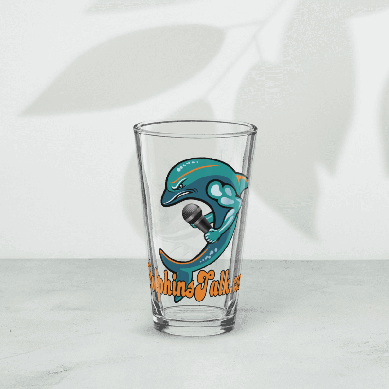 DolphinsTalk Pint Glass