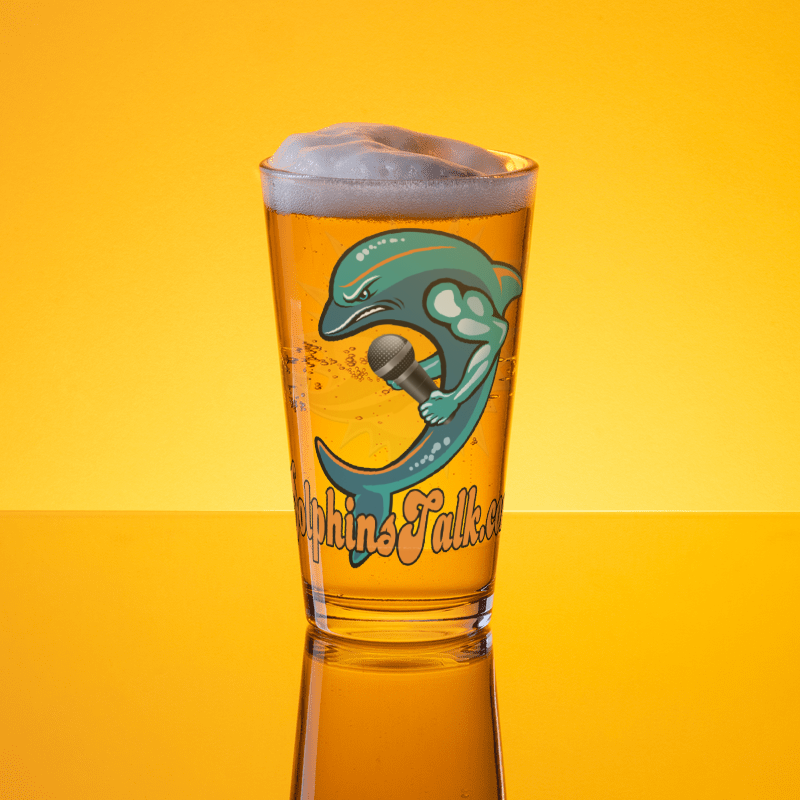 DolphinsTalk Pint Glass