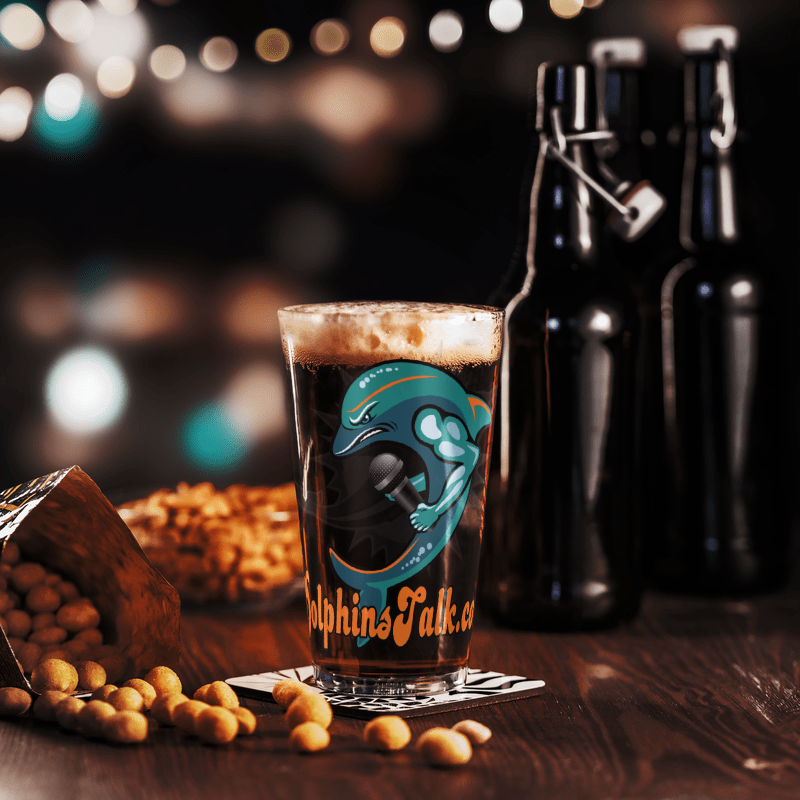 DolphinsTalk Pint Glass